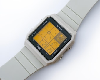 Custom Casio LF-20W Watch – Orange Glow, Orange Display