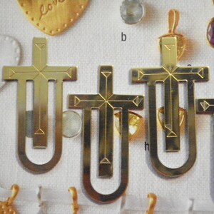6 marque-pages croix bibliques