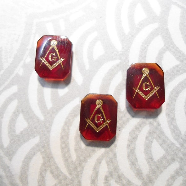 Red Glass Stone Etsy