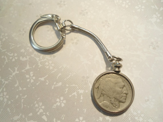 1 Silverplated Nickel Holder Keychain - Etsy