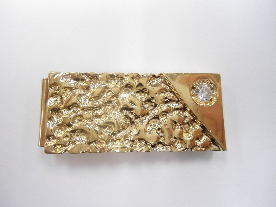 1 Goldplated gold Rush Gold Nugget Money Clip - Etsy
