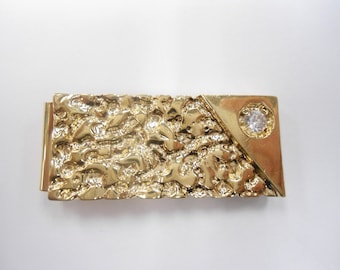 1 Goldplated "Gold Rush" Gold Nugget Money Clip