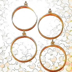 2 Goldplated 40mm Coin Bezel Coin Holder Fits 38-1/2mm Coin
