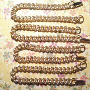 2 Goldplated 7&quot; Bracelets
