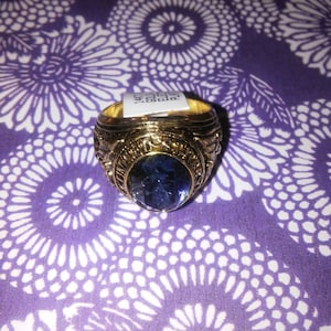 1 gold plated US Air Force ring specify size 10 11 12 OR 13 Made in U.S.A.