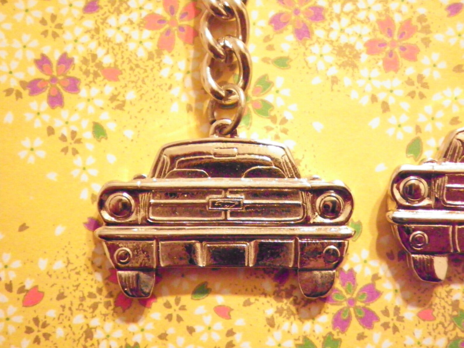 1 Vintage Silverplated 65 Mustang Key Chains Etsy