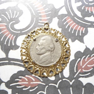 1 Goldplated Nickel Holder Pendant