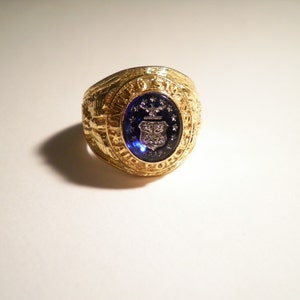 1 Goldplated U.S. Airforce Ring