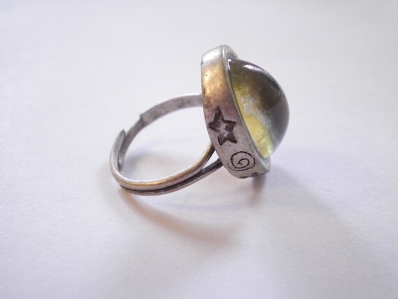 1 Sparkling Moodstone Ring - image 4