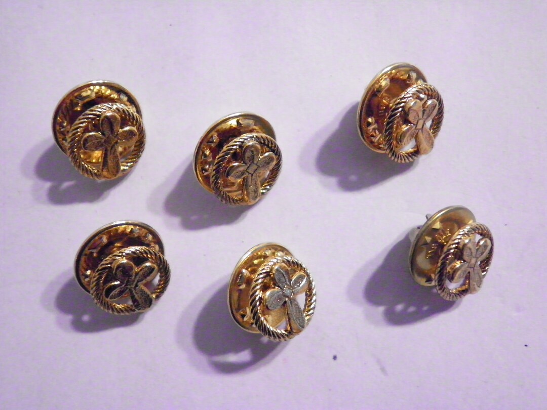6-vintage-cross-in-a-circle-pin-brooches-etsy