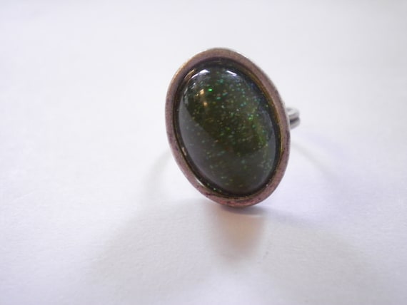 1 Sparkling Moodstone Ring - image 1