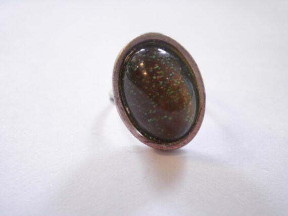 1 Sparkling Moodstone Ring - image 3