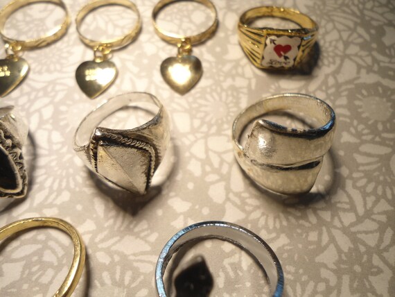 7 Assorted Rings Some Adjustable - image 3