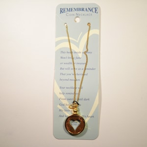 1 Gold Plated God&#39;s Love Penny Bezel Necklace Includes 1 Indian Head Penny and 1 Wheat Penny