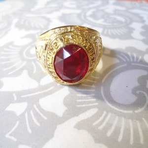 1 Goldplated U.S. Army Military Ring Size 12
