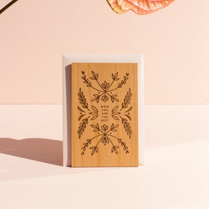 Maman tu es la meilleure carte de fête des mères en bois [cadeau de fête des mères, carte pour maman, cadeaux personnalisés pour maman, carte de vœux, cadeau pour grand-mère]