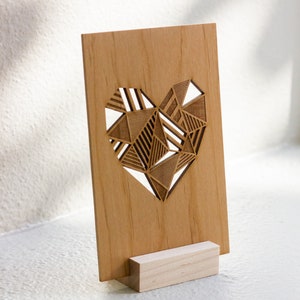 Card Display Block for Wood Cards and Prints image 3