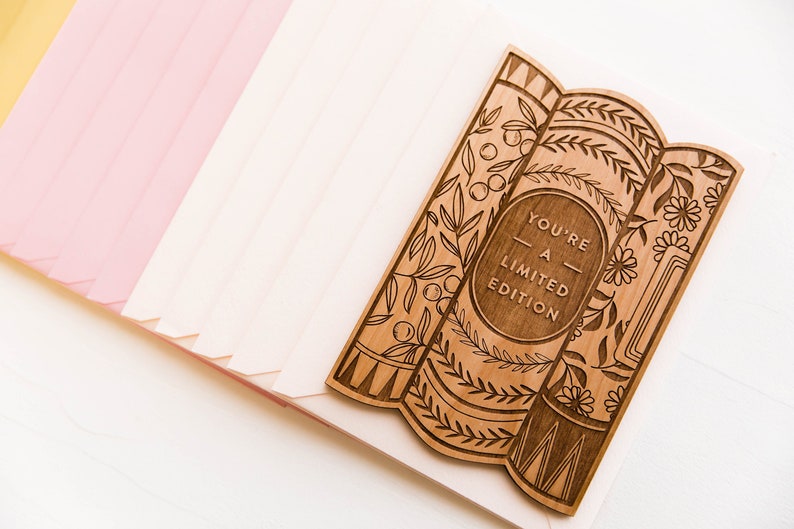 You're a Limited Edition Wood Card Personalized Gifts image 0