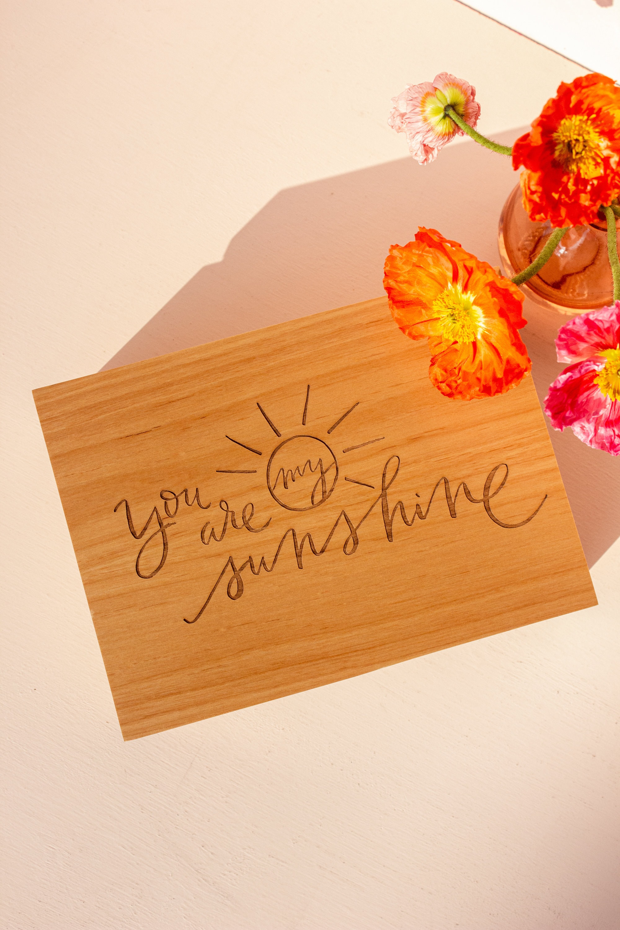 You Are My Sunshine Wood Keepsake Box [Cadeaux Personnalisés Personnalisés, Anniversaire, Mariage, B