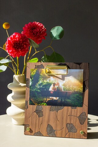 Cornice Per Foto Personalizzata 4x6" – Incisione Laser Con Testo A Scelta – Regalo Su Misura Compleanno/Anniversario
