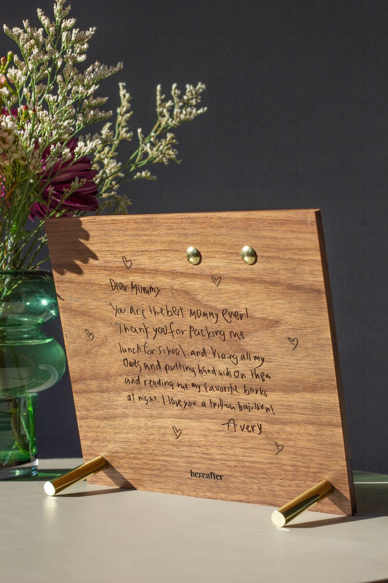 Botanical Garden Wood Picture Frame [Floral Photo Frame, Wood Frame, Wedding Frame, 4x6 Picture Frame, Gifts for Her, Wood Anniversary Gift] image 5