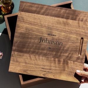 Caja personalizada sincera / Regalo personalizado / Caja de recuerdo grande / Regalo de aniversario de madera / Regalos de boda personalizados / Caja de regalo del día de la madre