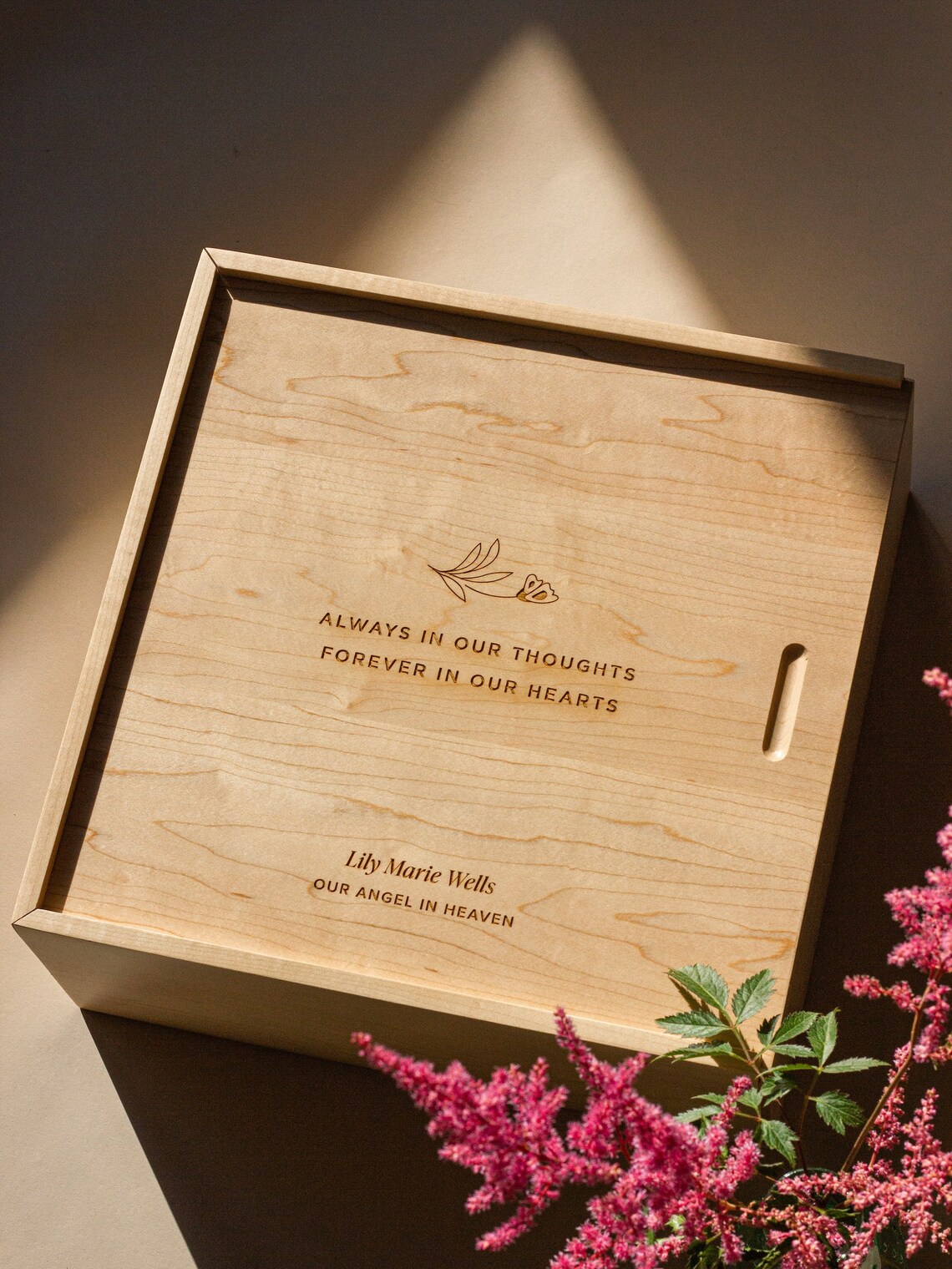 In Loving Memory Box & Keepsake Box father Memorial Gift - Etsy