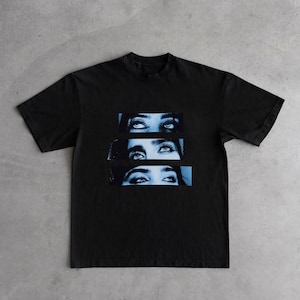 Koszulka American Singer Blue Eyes, koszulka z grafiką Y2K, koszulka w stylu vintage, koszulka ze zdjęciem retro, koszulka w stylu indie streetwear