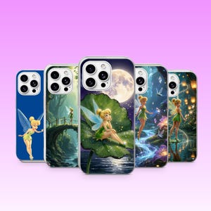 Tinker Bell Phone Case Fairy Cover for iPhone 18Pro, 17, 16, 15, 14, 13, Samsung S26Fe, S25, S24, A16, A56, Pixel 11 Pro