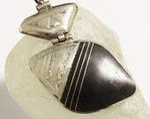 Nice Handmade Tuareg Ebony Pendant , Ethnic Jewelry Supplies, Ethnic Pendant, Artisan Pendant (AJ78)