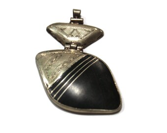 Collier Ras Du Cou En Argent Et ébène - Lien Cuir - Origine Niger - Neuf Sans Emballage