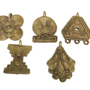 5 afrikanische Anhänger, Schmuck machen liefert, Schlüsselanhänger (WA412)