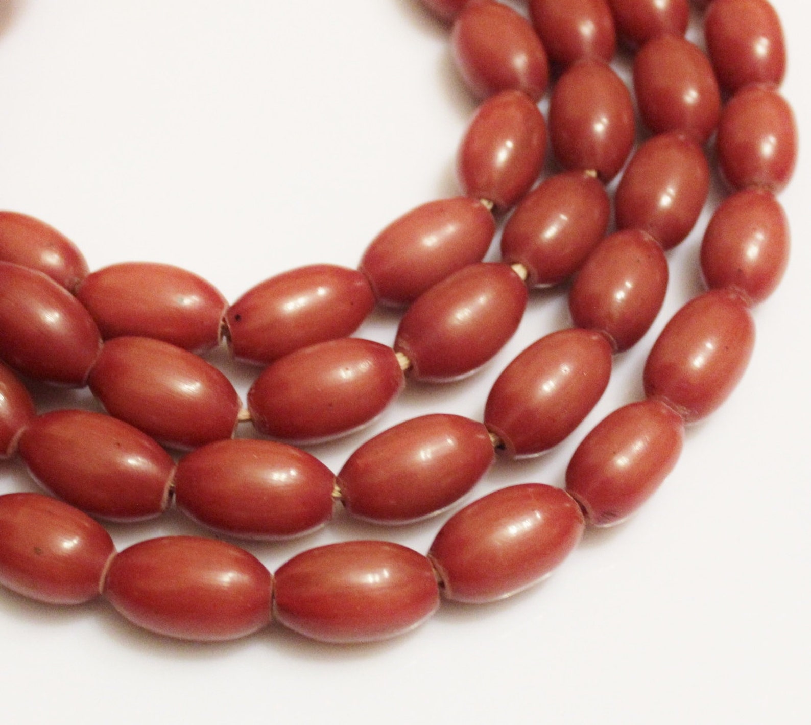 African Resin Amber Beads Made in Kenya 10 Brown African Etsy