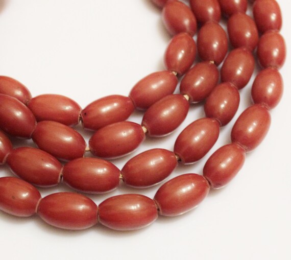 African Resin Amber Beads Made in Kenya 10 Brown African Etsy