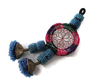 Large Handbag Ethnic Tassel, Afghani Beaded Tassel, Ethnic Wall Decor Ornament,Kuchi Tassel (BL6)