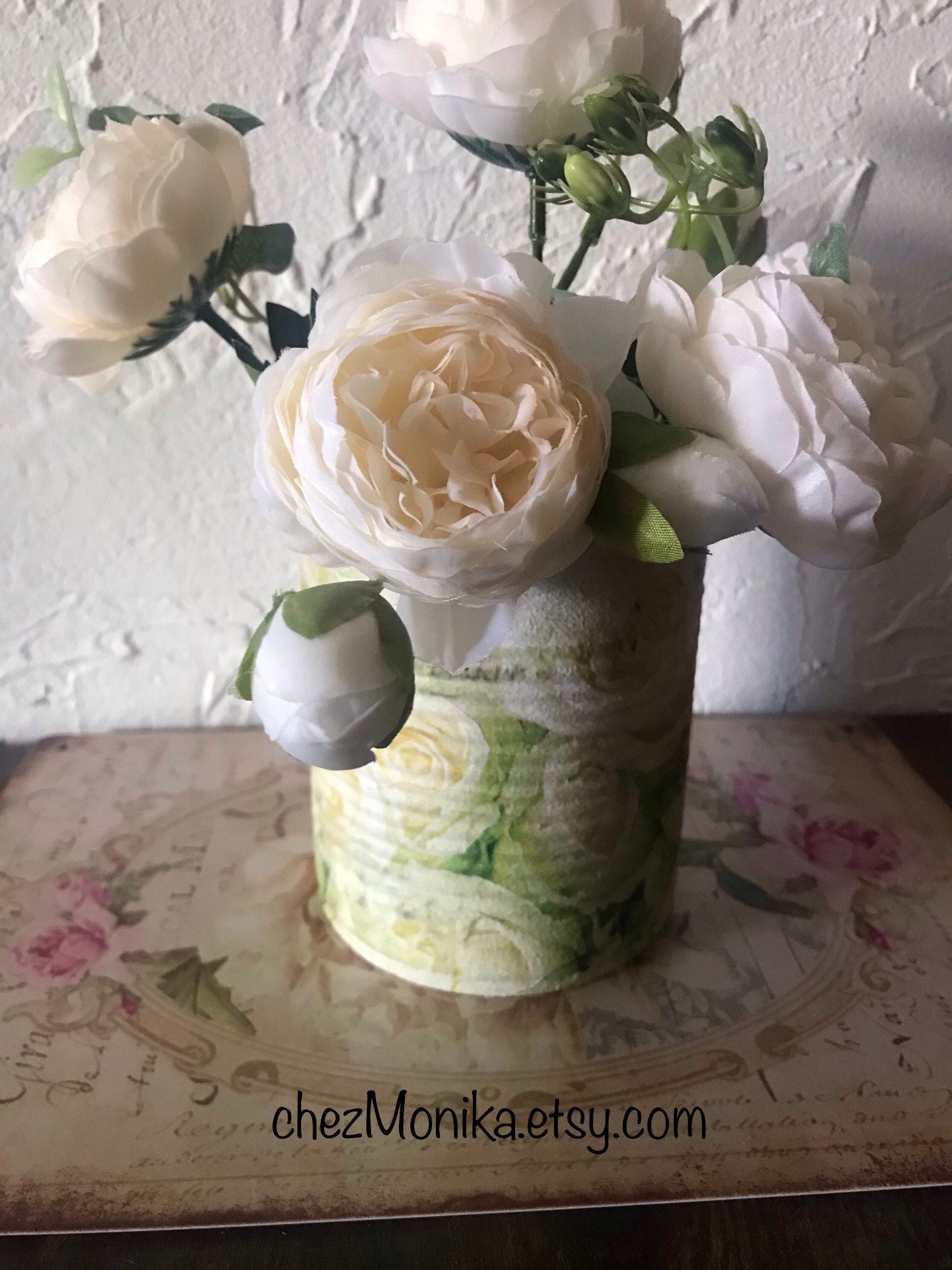 Boîte avec Fleurs Artificielles