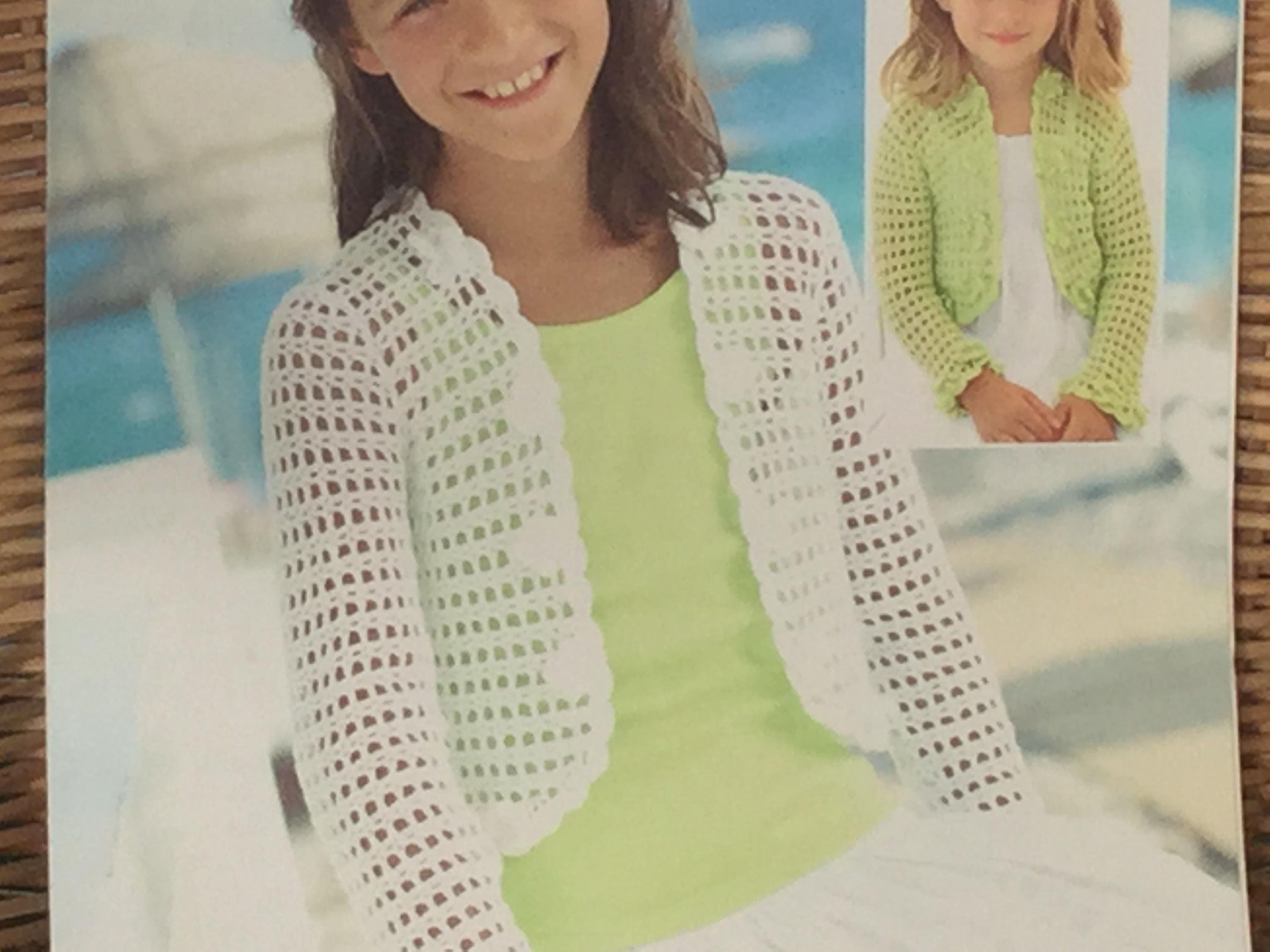 UK/EU SELLER Vintage Pdf Crochet Pattern Girls Bolero Style - Etsy Singapore
