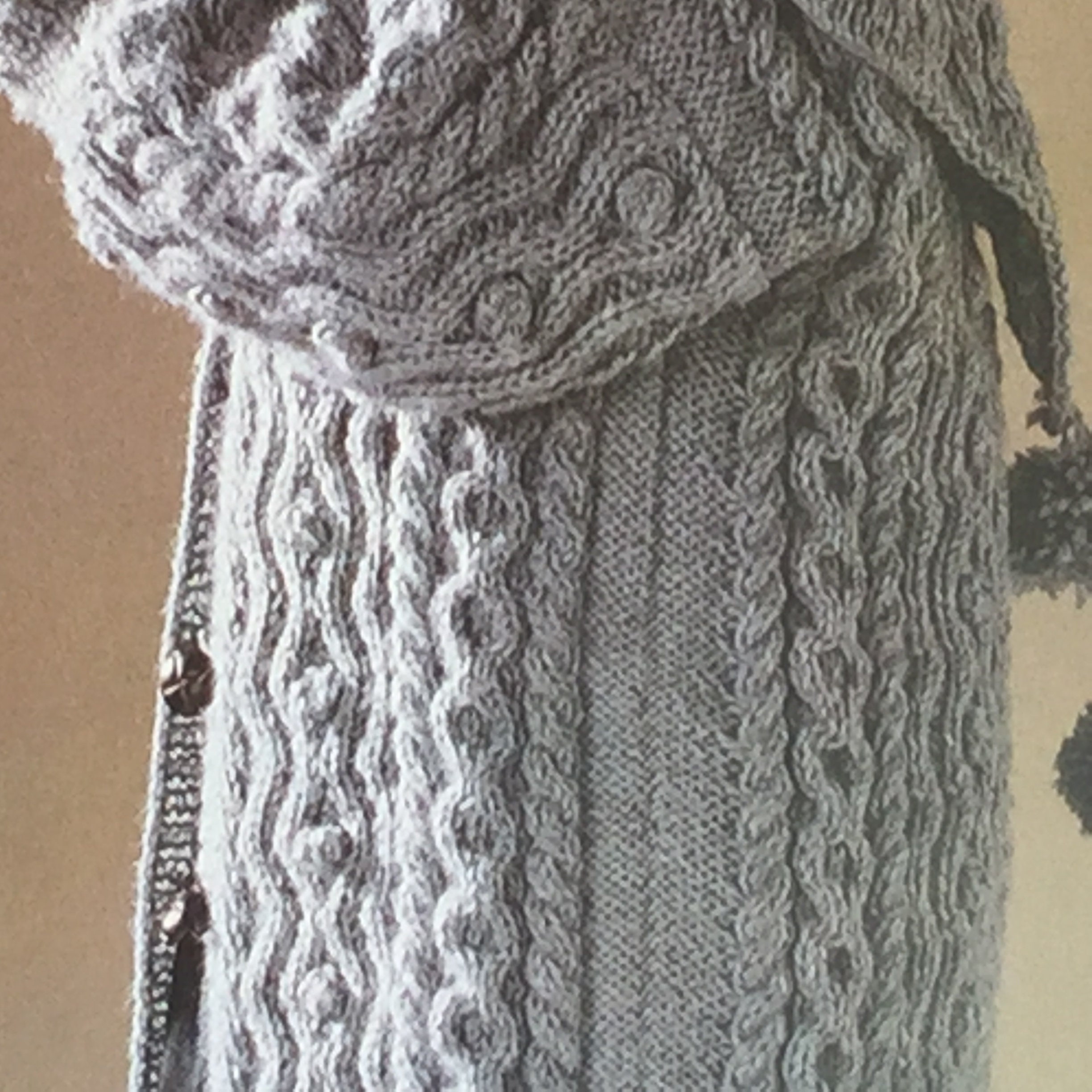 UK/EU SELLER Vintage Pdf Knitting Pattern Childs Aran Coat | Etsy Canada