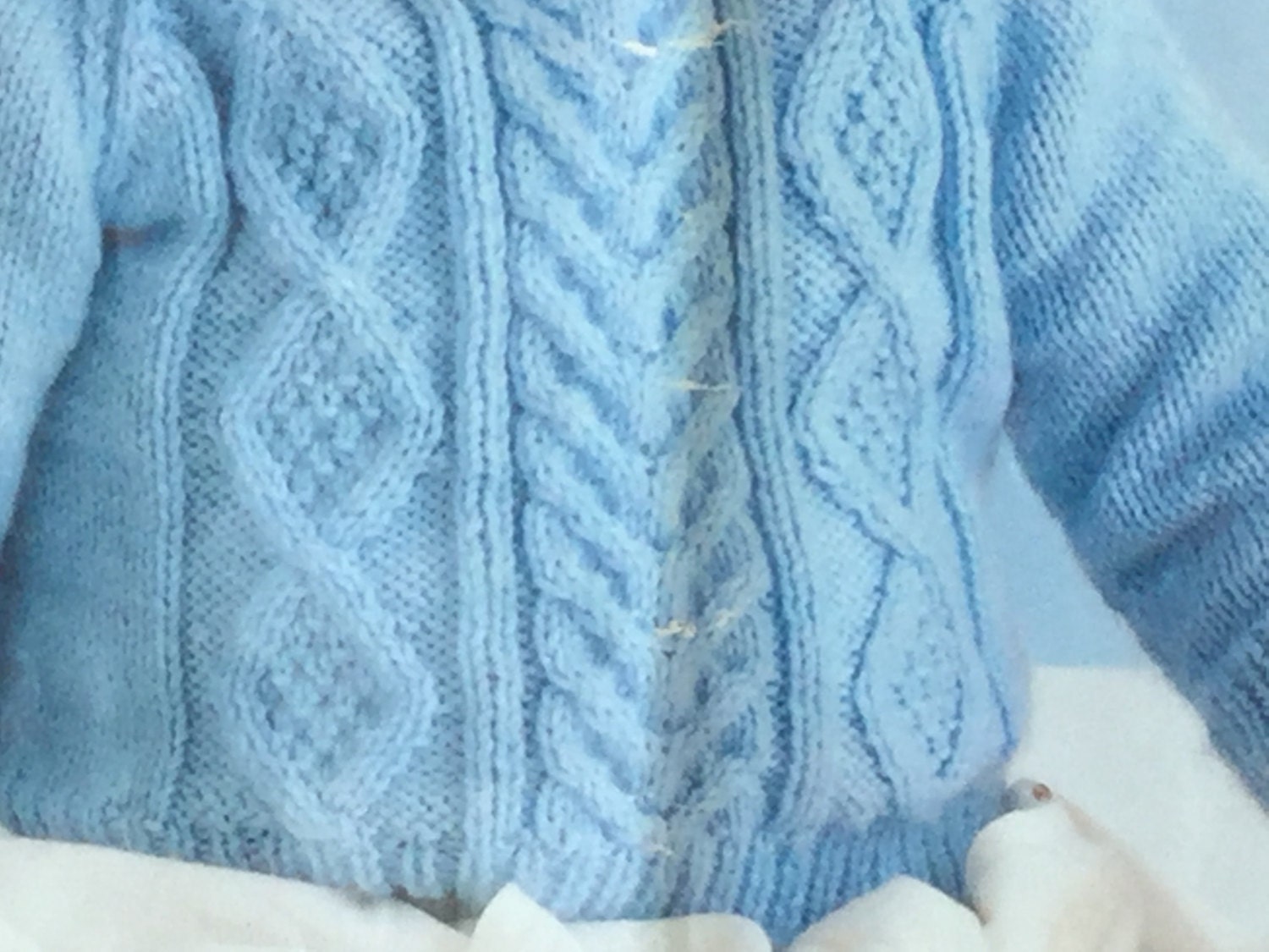 UK/EU SELLER Vintage Pdf Baby/toddler Knitting Pattern Aran - Etsy