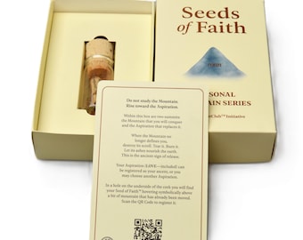 Deluxe Seeds of Faith BLANK Personal Mountain Series Single Mountain Edition Gift Encouragement Keepsake