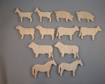 12 Farm Animals