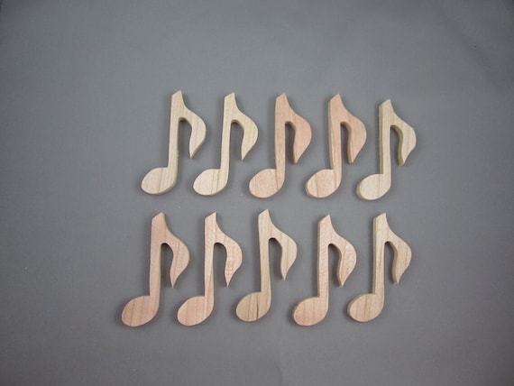 Musical Notes   (10)   Solid Cherry Wood