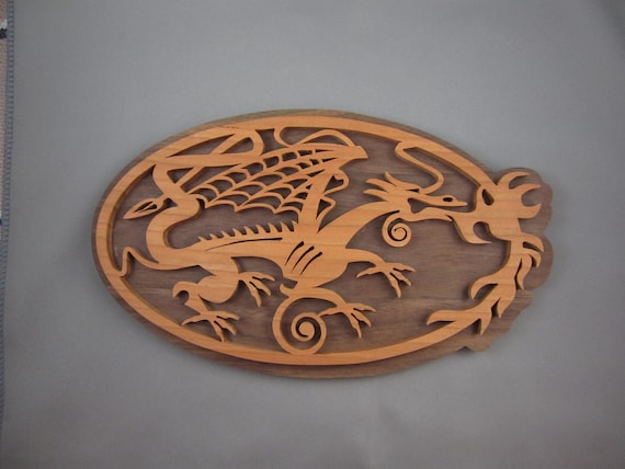 Fire Dragon In Oval