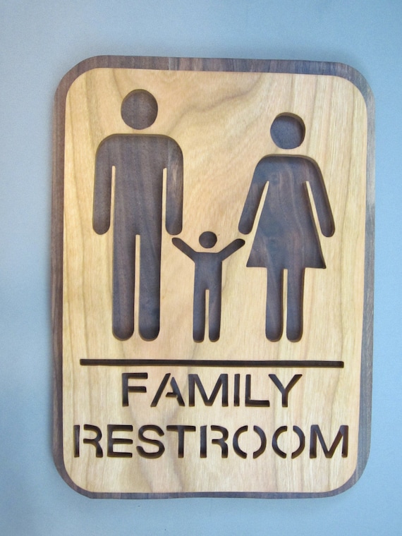 Family Restroom Sign