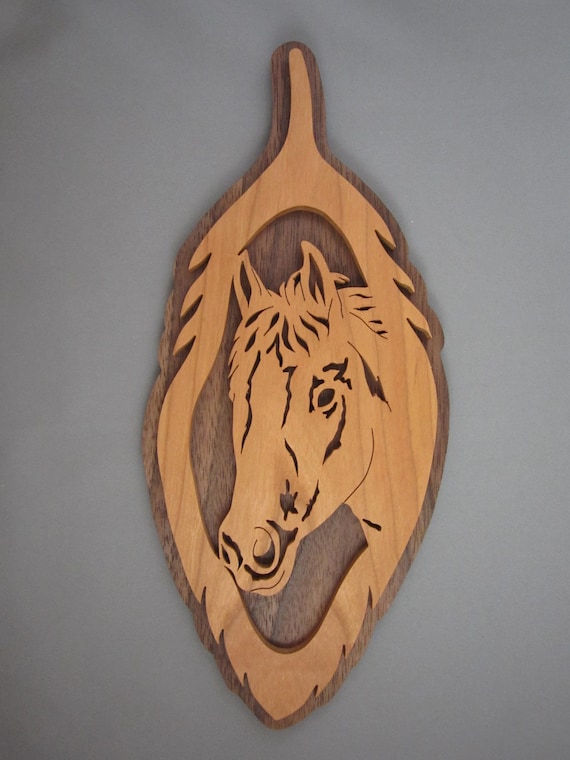 Horse Head In A Feather