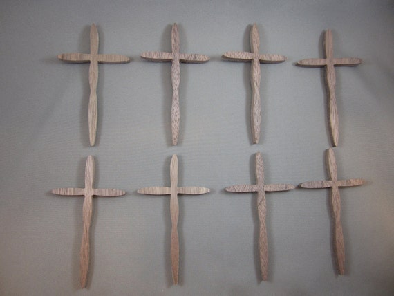8 Walnut Wooden Cross
