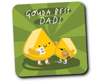 Gouda Best Dad Coaster