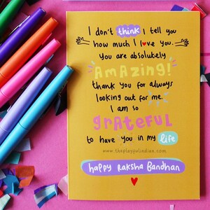 You Are Amazing Raksha Bandhan Greetings Card