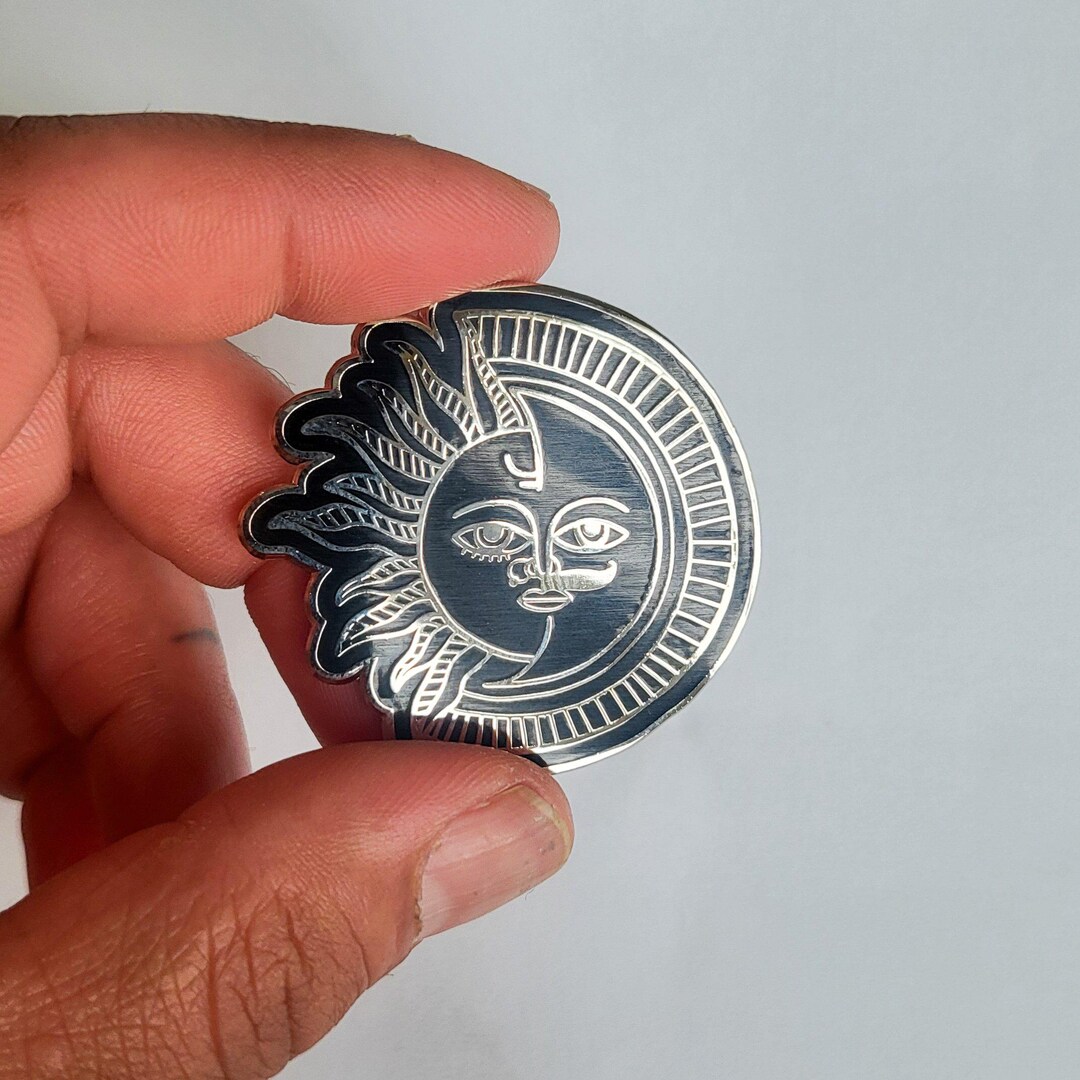 Surya Chandra Enamel Pin - Etsy