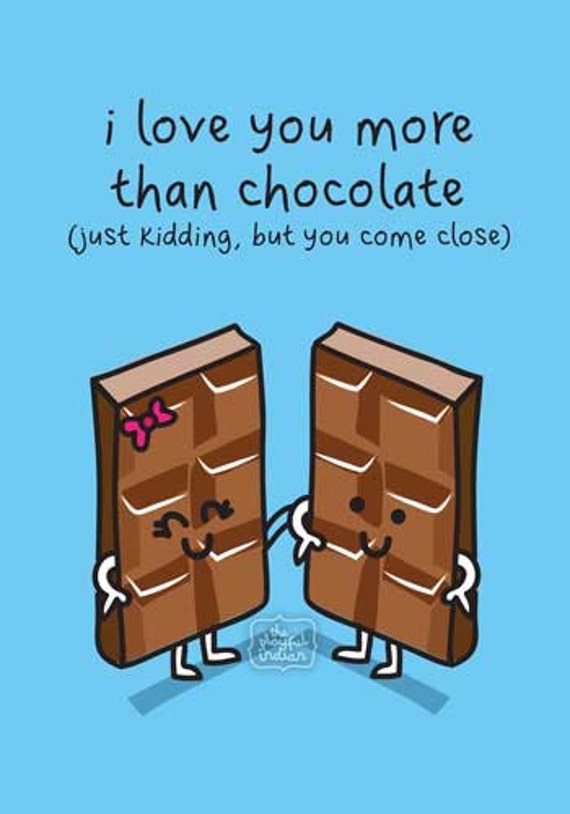 I Love You More Than Chocolate Etsy I Love You More Than Chocolate Etsy